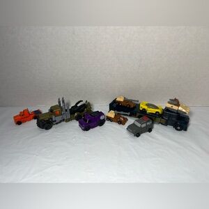 Set of 9 Transformers Action Figures
